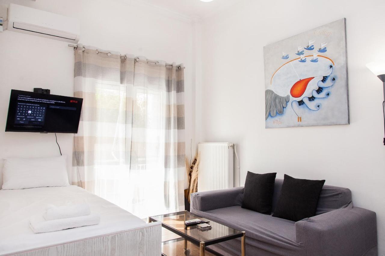 Cozy Apartment Near Stavros Niarchos Park Athén Kültér fotó